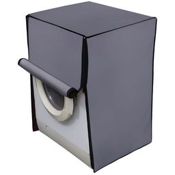 GROKI Grey Water Proof Washing Machine Cover-14