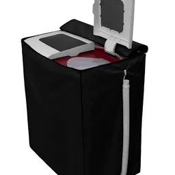 GROKI Black Waterproof Washing Machine Cover-48