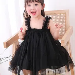 BAESD Girls Sleeveless Fit and Flare Opaque Party Dress-image-10