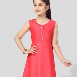 BAESD Girls Cotton A-Line Dress-image-82