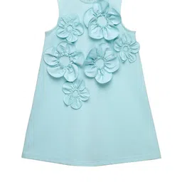 SPUNKIES Girls Round Neck Sleeveless A-Line Dress-35