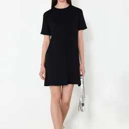 Trendyol Round Neck Short Sleeves T-shirt Dress-image-76