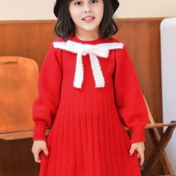 FOREVER FRIDAY Girls Puff Sleeve A-Line Dress-image-55