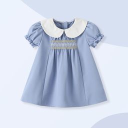 StyleCast Peter Pan Collar Puff Sleeve A-Line Dress-image-71
