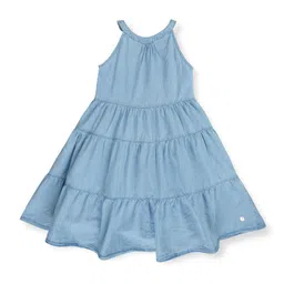 Gini and Jony Denim A-Line Dress-image-26