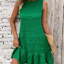 StyleCast x Revolte Round Neck Sleeveless Layered A-Line Dress-image-71