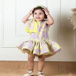 Li'l Angels Lilac Ruffle Dress-picture-15