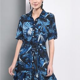 Trend Arrest Tropical A-Line Dress-image-25