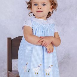 StyleCast Girls Blue Checked A-Line Dress-image-5