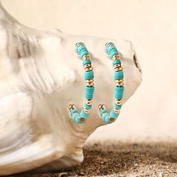 Accessorize Classic Half Hoop Earrings-21