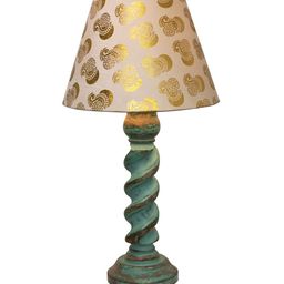 Homesake Gold Toned Signature Rustic Rope Algae Table Lamp image 5