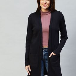 Rigo Cotton Open Front Longline Shrug-10