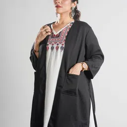 LetsDressUp Wool Longline Shrug-47