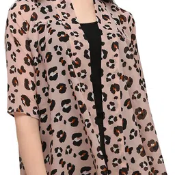 Fashfun Printed Longline Shrug image 2