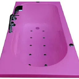 Prestige 4 Ft with Bubble Bath and Filler System - Pink Free-standing Bathtub-image-66