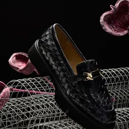 HEEL YOUR SOLE Women Woven Design Leather Sneakers-image-64