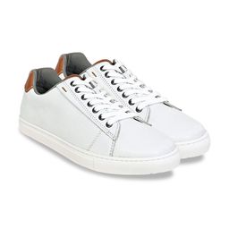 HX London Men Lightweight Memory Foam Leather Basics Sneakers-26