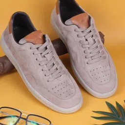 Metro Men Perforations Leather Sneakers-image-51