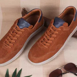 Metro Men Perforations Leather Sneakers-image-92