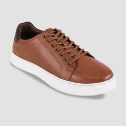 EZOK Men Lace-Up Leather Sneakers-picture-8