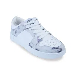 CASSIEY Women White Printed Sneakers-image-24