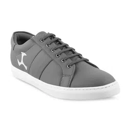 Mochi Men Grey Solid Sneakers-image-65