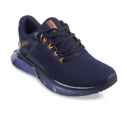 Metro Men Blue Printed Sneakers-image-16