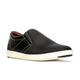 Bata Men Round Toe Slip-On Sneakers-80