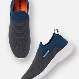 Killer Men Colourblocked Lightweight Slip On Sneakers-image-25