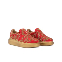 Anaar Women The Heirloom Classic Embellished Lightweight Slip-On Sneakers-40