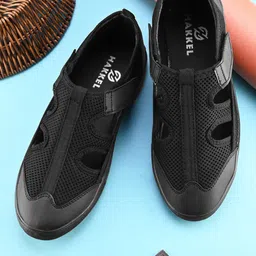 HAKKEL Men Round Toe Comfort Insole Lightweight Slip-On Sneakers-57