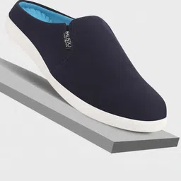 FAUSTO Men Round Toe Canvas Lightweight Mule Sneakers-picture-53
