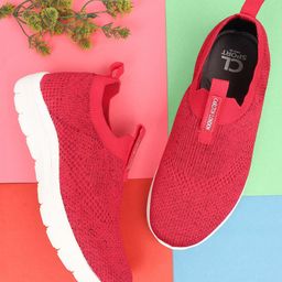 Carlton London Women Woven Design Slip-On Sneakers-picture-35