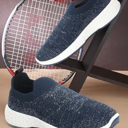 Carlton London sports Women Textured Lightweight Slip-On Sneakers-image-59