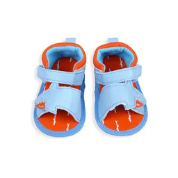 Baby Moo Unisex Kids Blue PU Comfort Sandals-image-40