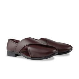 HikBi Men Lightweight Leather Mojaris-image-15