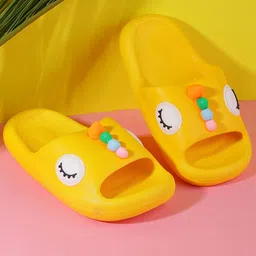 PASSION PETALS Unisex Kids Colourblocked Flip Flop-34