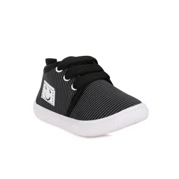 NEOBABY Kids Grey & Black Striped Lightweight Sneakers-13