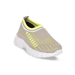 Liberty Unisex Kids Grey Striped Slip-On Sneakers-31