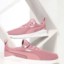 Puma Women Pink Lace-Up Textile Sneakers-image-34