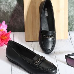 ELLE Women Embellished Lightweight Loafers-51