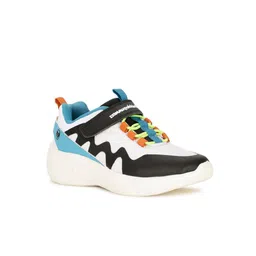 Bubblegummers Boys Colourblocked Comfort Insole Textile Contrast Sole Sneakers-18