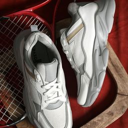 El Paso Men White Colourblocked Sneakers-image-60