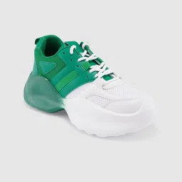 Sole To Soul Women Colourblocked Lace-Up Sneakers-picture-51