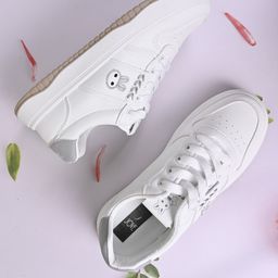 Jove Women Embroidered Lightweight Lace Up Sneakers-34