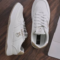 Jove Women Embroidered Lightweight Lace Up Sneakers-35