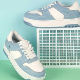 Mochi Women Colourblocked Sneakers-12
