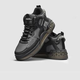 Nickron Droid Men Perforations High Top Lace Up Sneakers-picture-40
