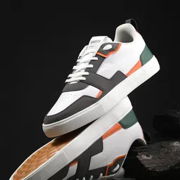 The Roadster Lifestyle Co. Street Surge Men White Colourblocked Lace-Ups Sneakers-image-37