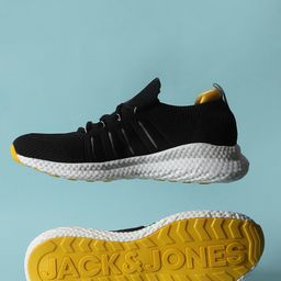 Jack & Jones Men Woven Design Lace-Up Sneakers-56